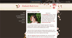 Desktop Screenshot of embodybodylove.com