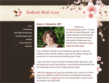 Tablet Screenshot of embodybodylove.com